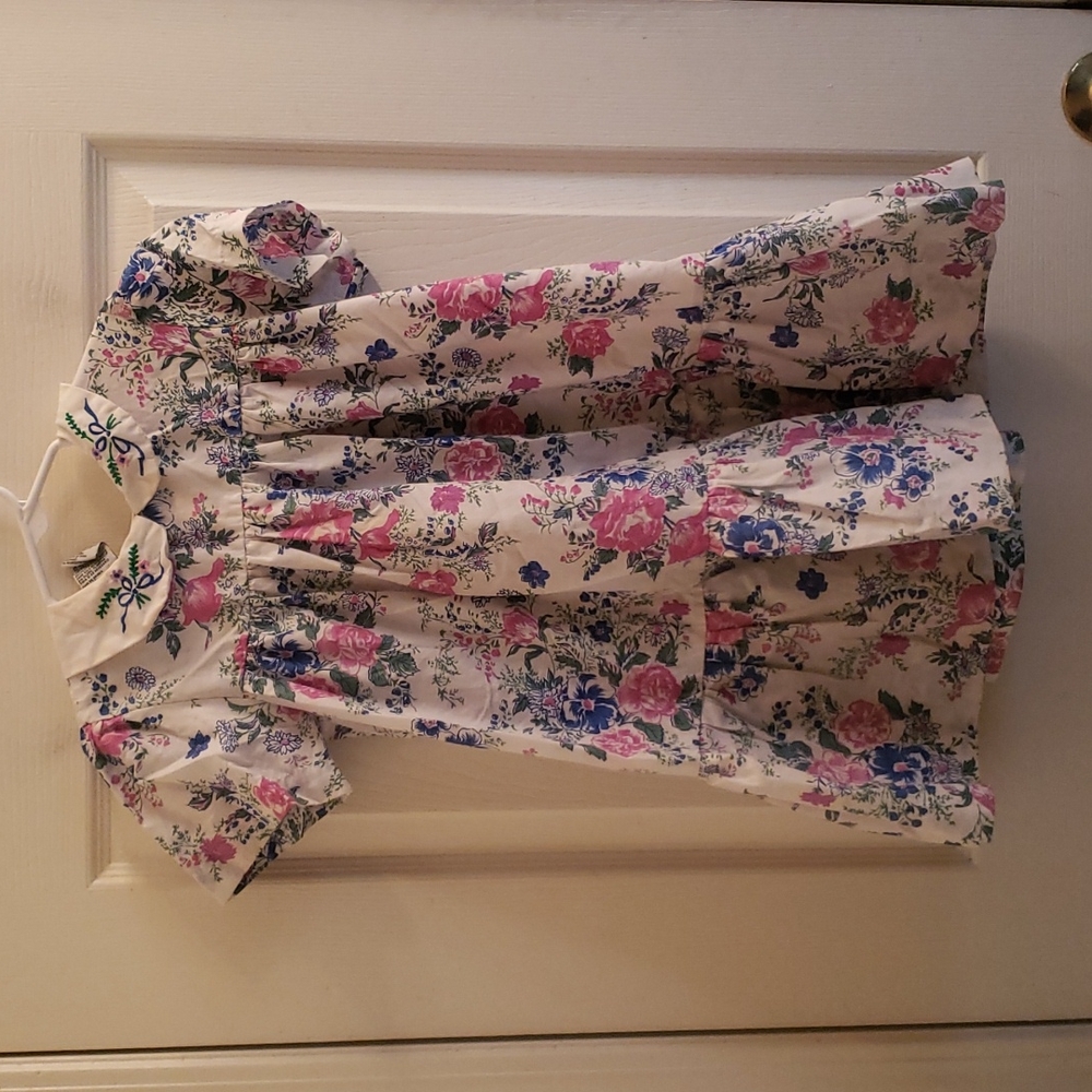 Cuties by Judy Vintage Early 1990s Floral Dress Size 6
